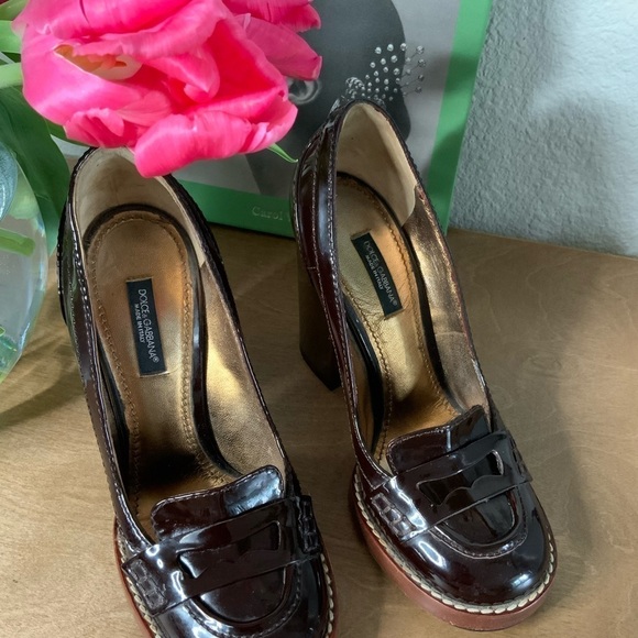 Dolce Gabbana Penny Loafer Pumps - Picture 3 of 8